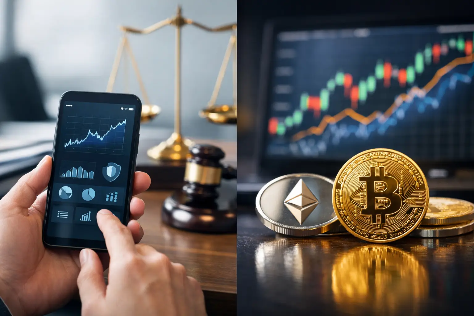 Regulated App Versus Crypto Markets Compared
